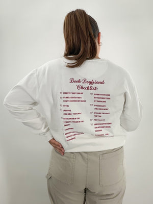 Book Boyfriend Lover Crewneck