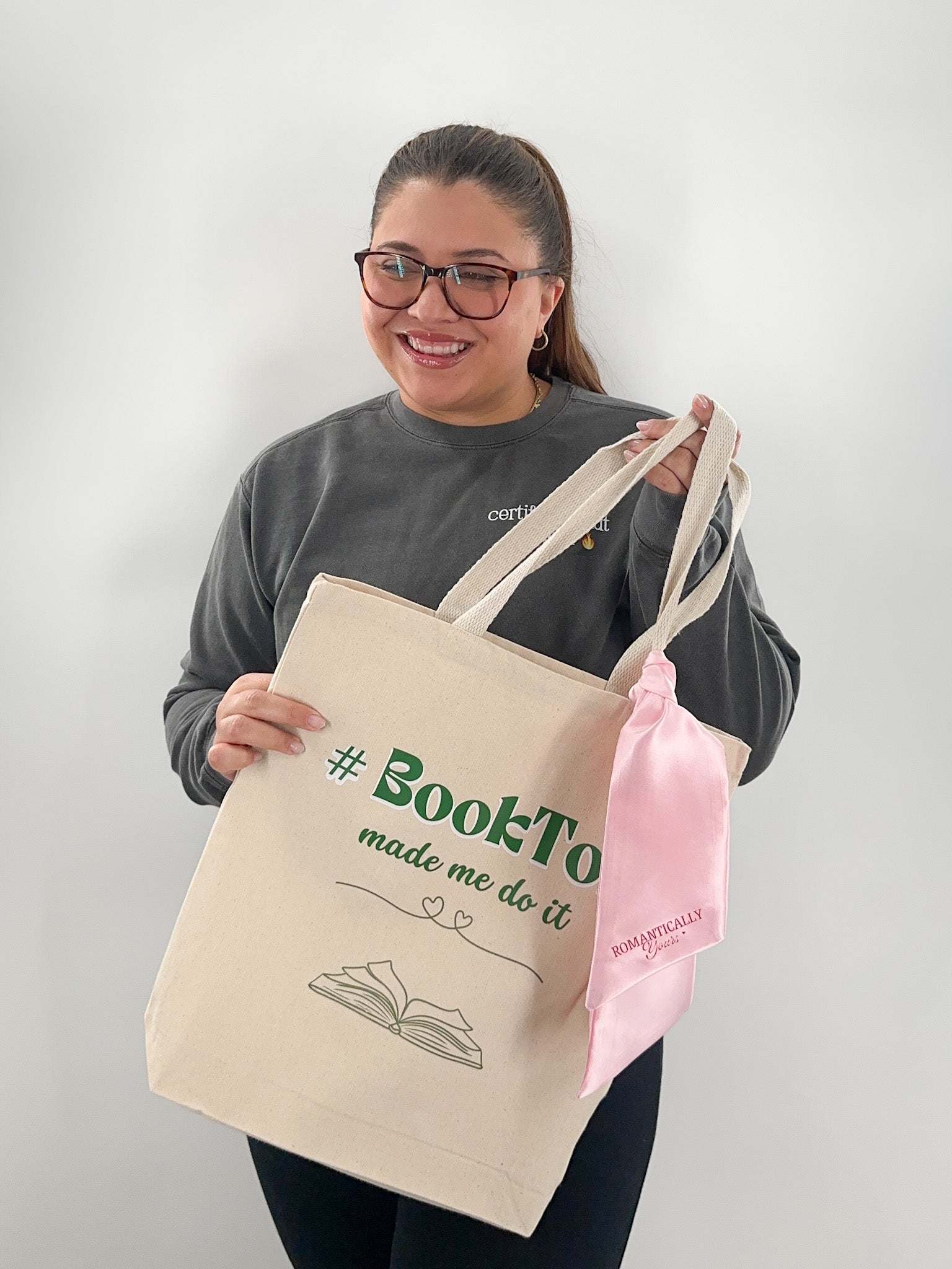 #BookTok Made Me Do It Tote Bag