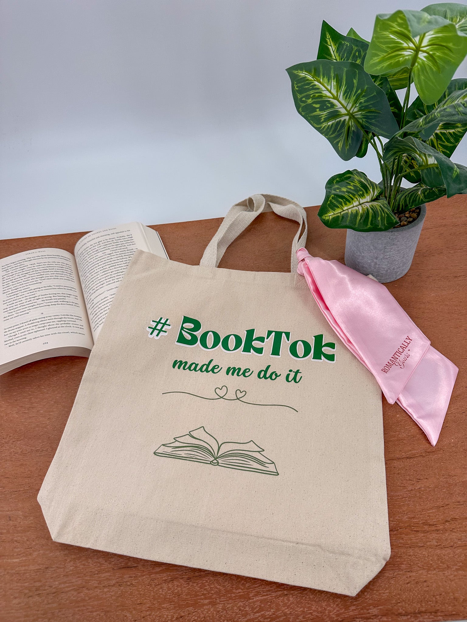 #BookTok Made Me Do It Tote Bag